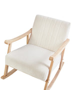 Rocking Chair LEKNES Boucle Off-White
