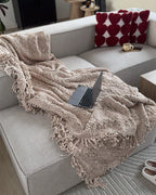 Corner Sofa 2 Seater VERNON Fabric Light Beige Right Hand