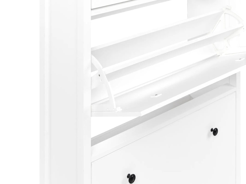 Shoe Storage Cabinet GIBSON White