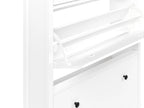 Shoe Storage Cabinet GIBSON White