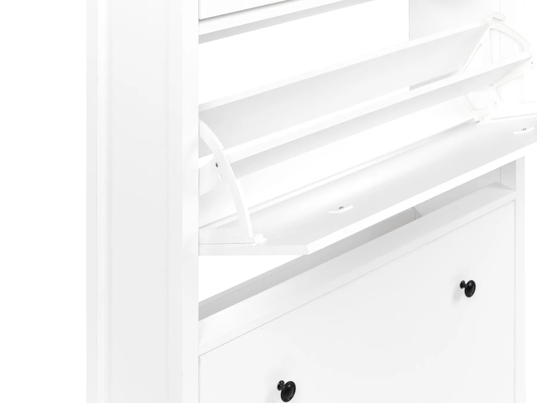 Shoe Storage Cabinet GIBSON White