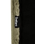 1 Drawer Bedside Table FLAYAT Corduroy Green