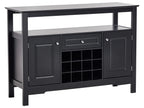 Wine Cabinet TIMBOON Black