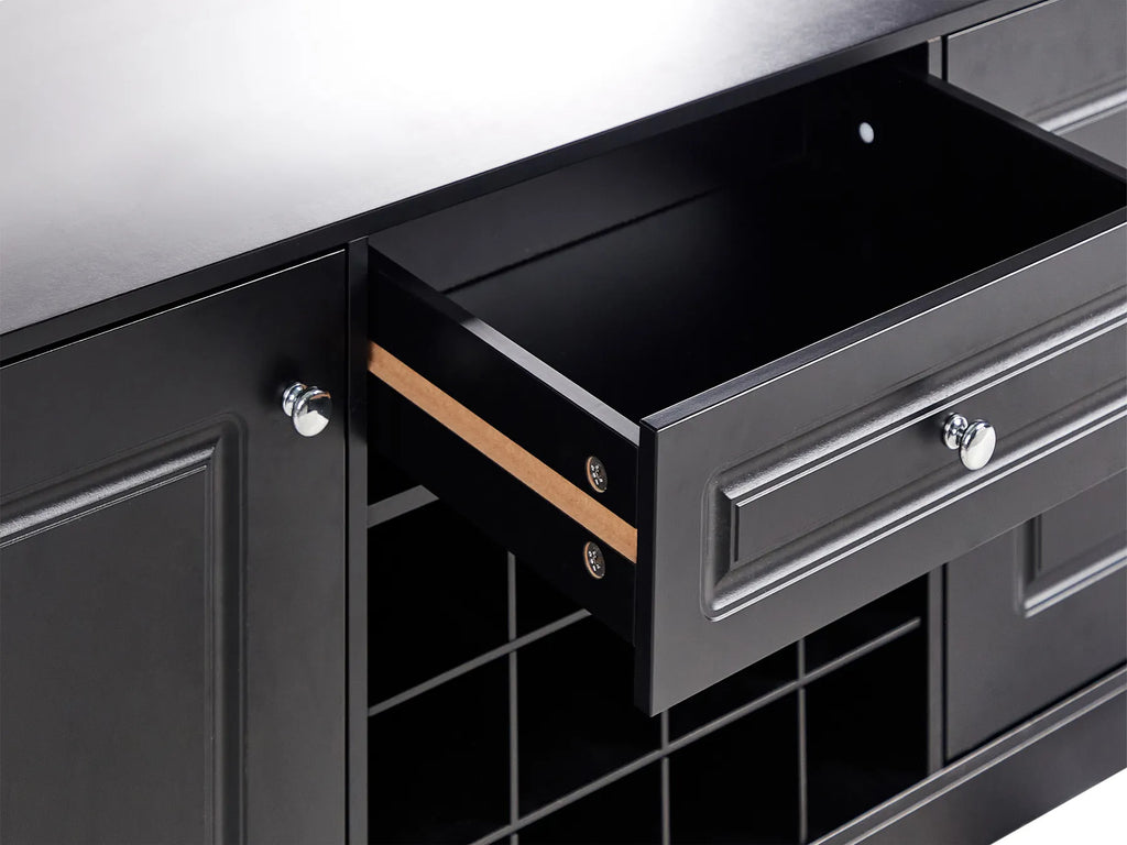 Wine Cabinet TIMBOON Black