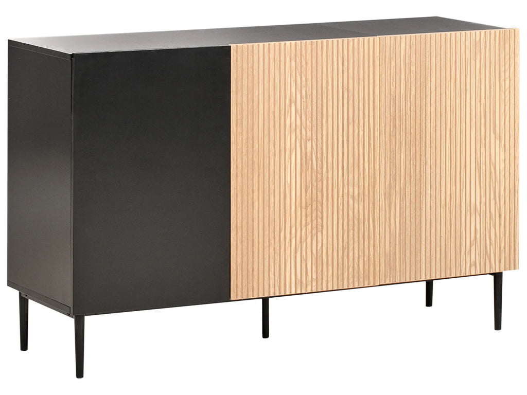 Cabinet BLYTHE Natural Ash Wood Black