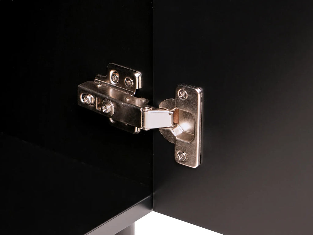 Cabinet BLYTHE Natural Ash Wood Black