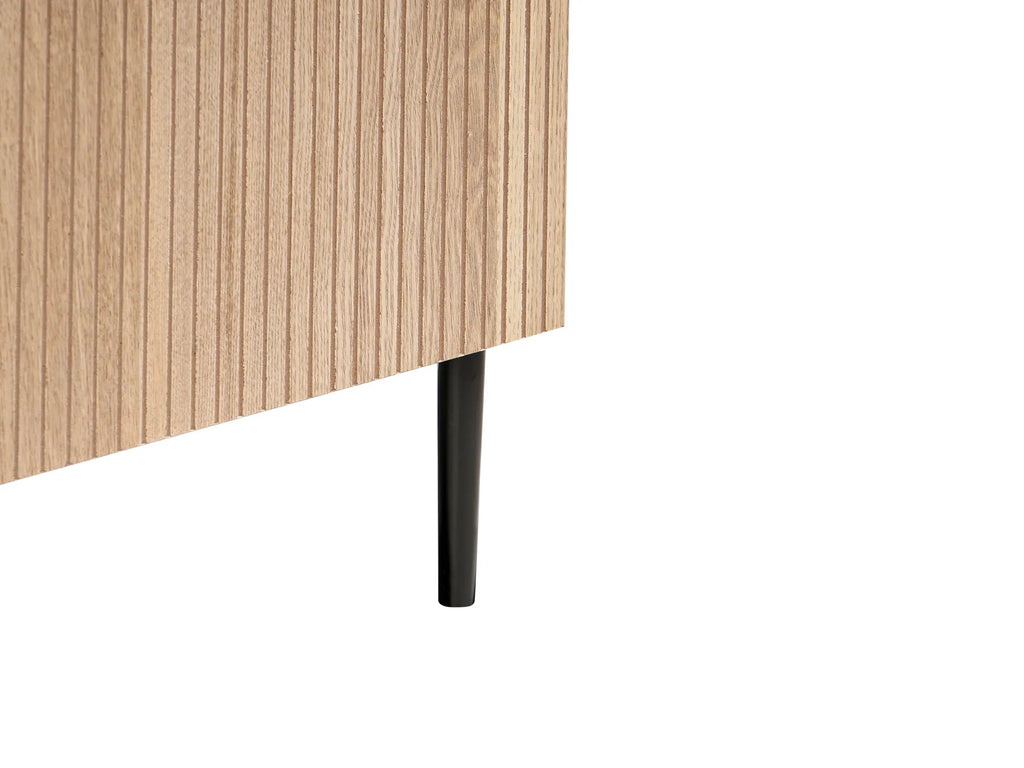 Cabinet BLYTHE Natural Ash Wood Black