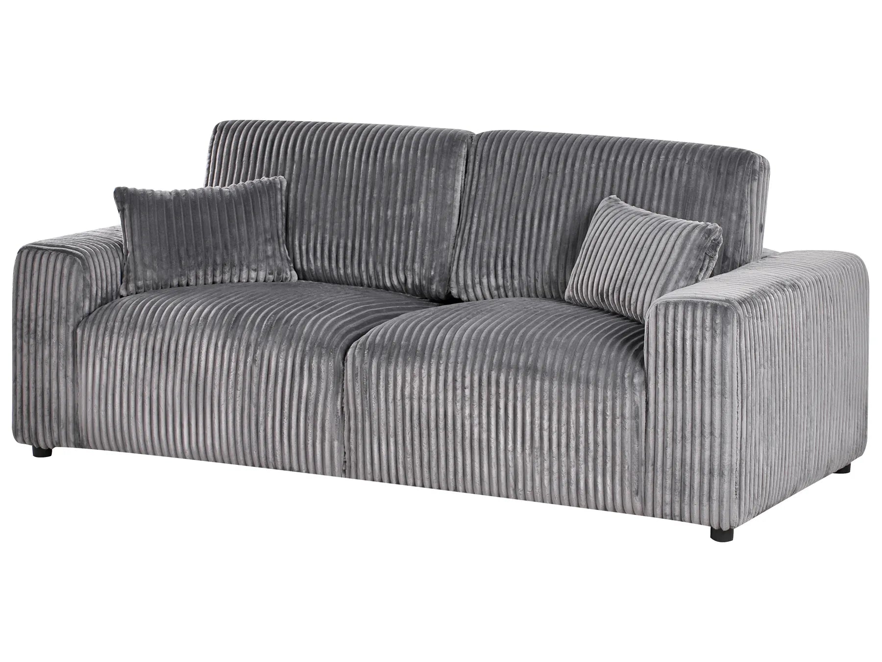 3 Seater SANDORA Corduroy Grey