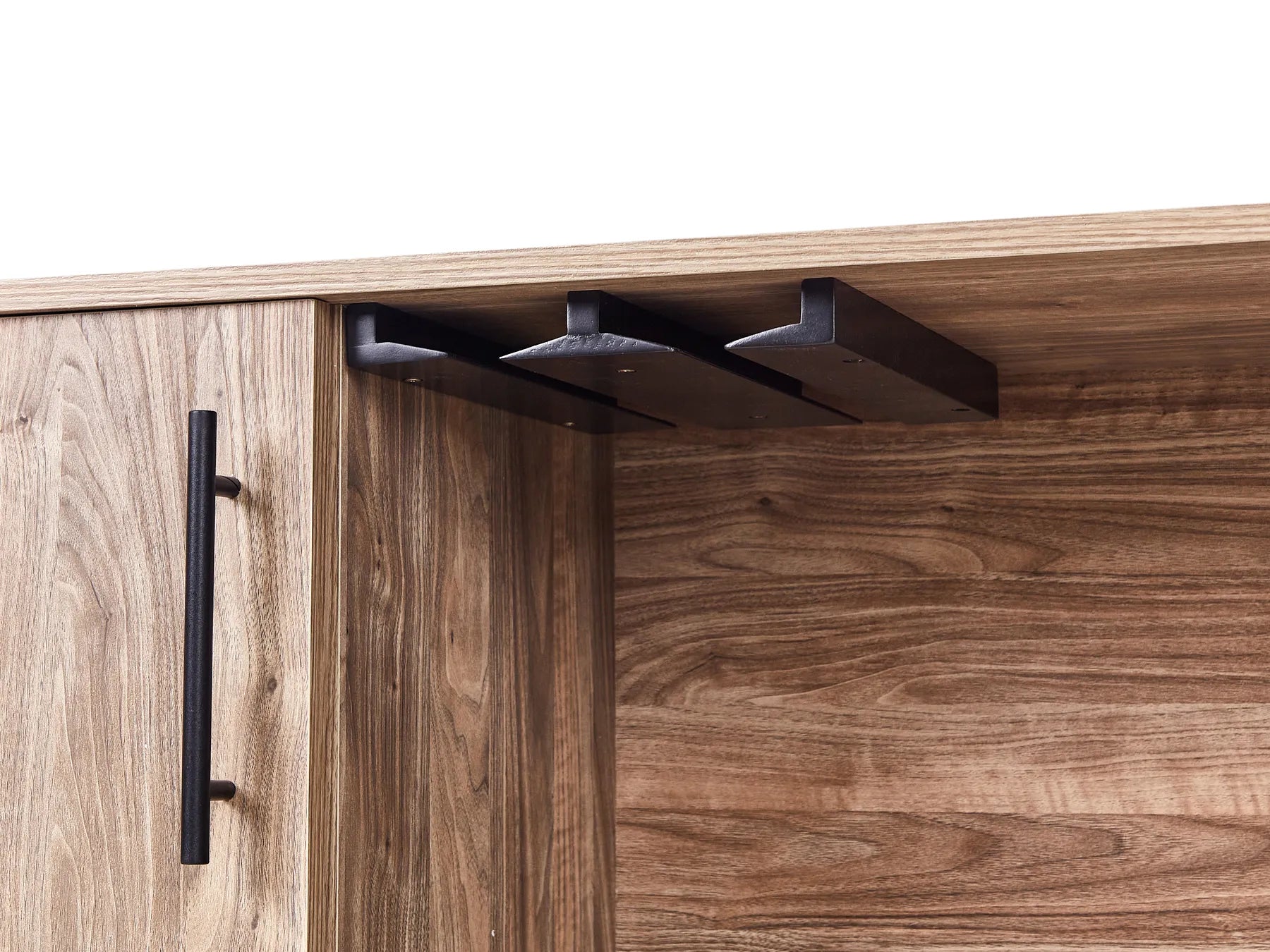 Wine Cabinet ELISTON Light Brown