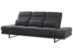 Sofa 3 Seater IKAST Fabric Black