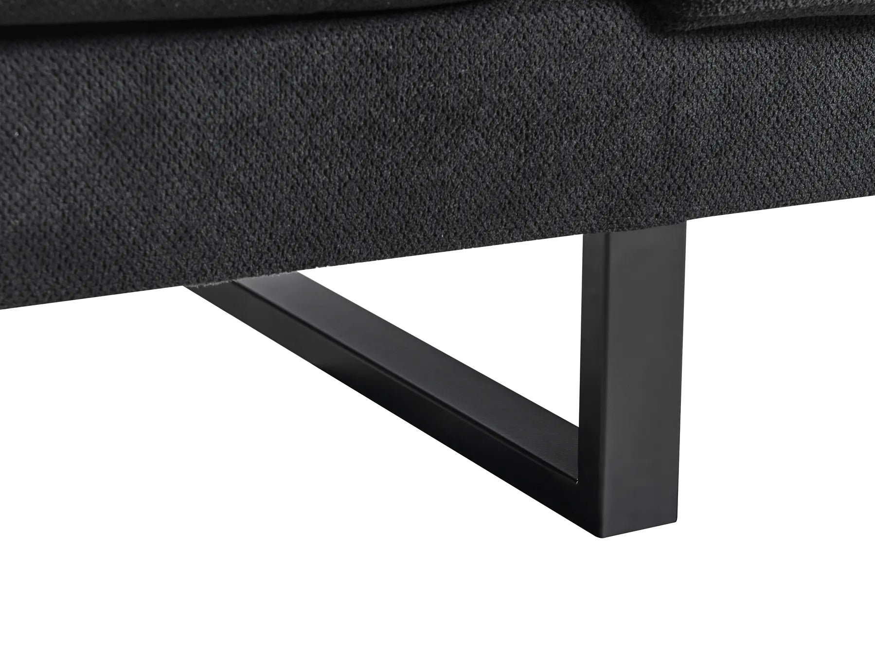 Sofa 3 Seater IKAST Fabric Black