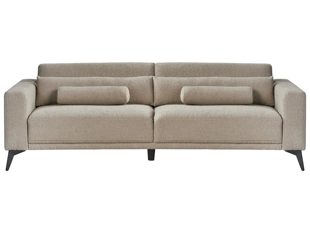 Sofa 3 Seater ANGE Boucle Taupe