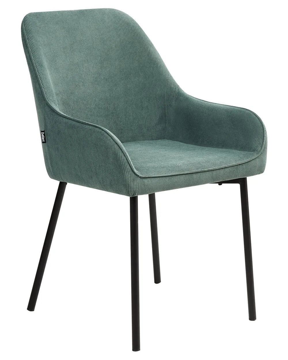 Set of 2 Dining Chairs LOVERNA Corduroy