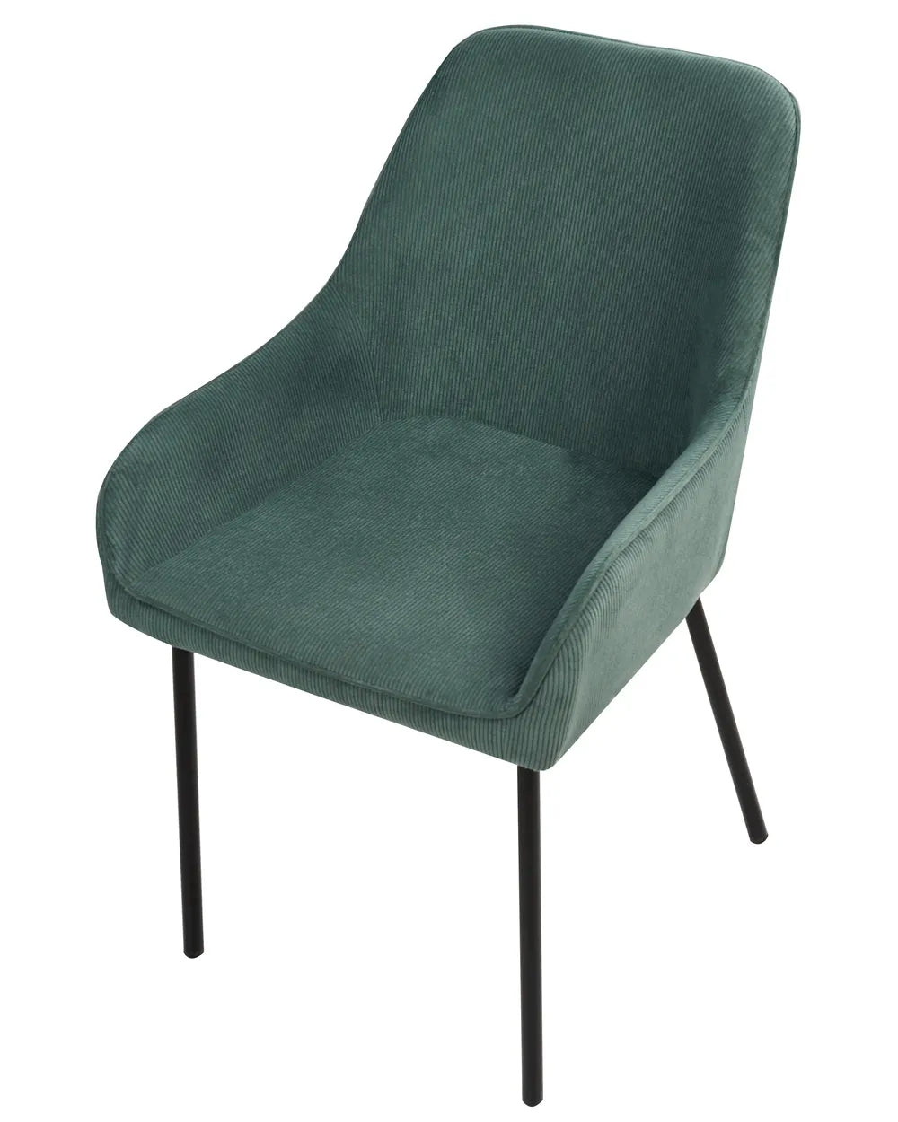 Set of 2 Dining Chairs LOVERNA Corduroy