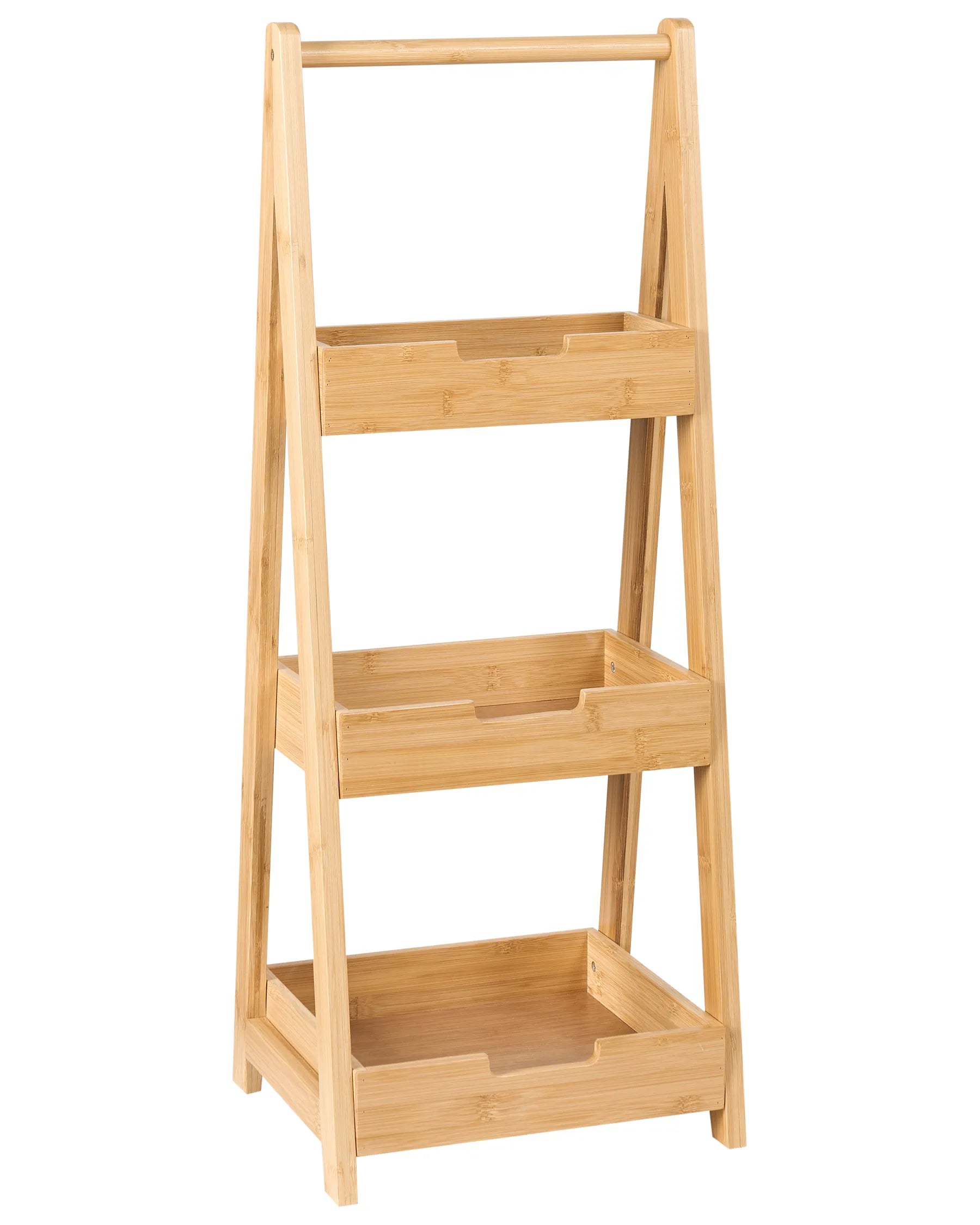 Shelving Unit ALERCE Bamboo Wood Light Brown