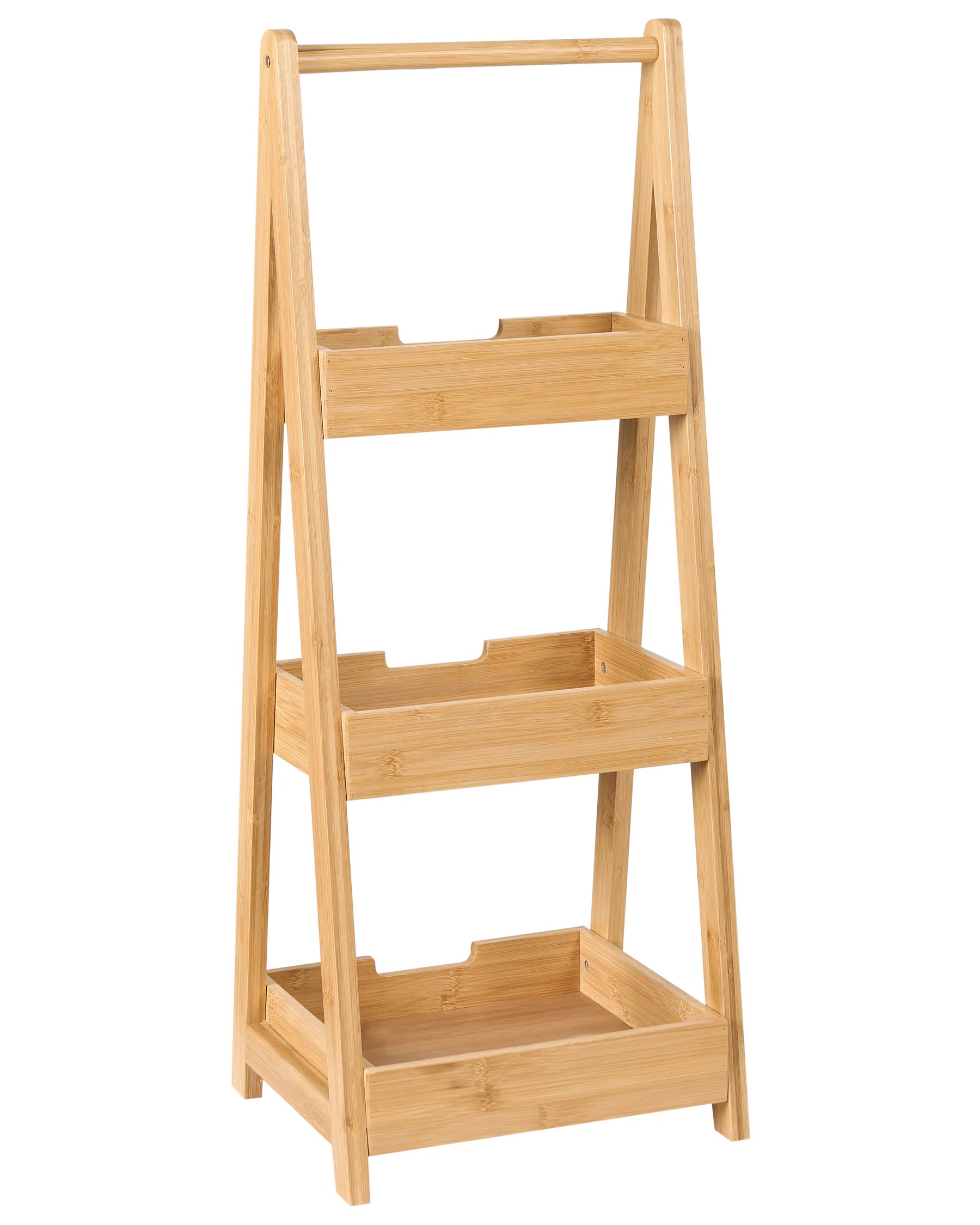 Shelving Unit ALERCE Bamboo Wood Light Brown