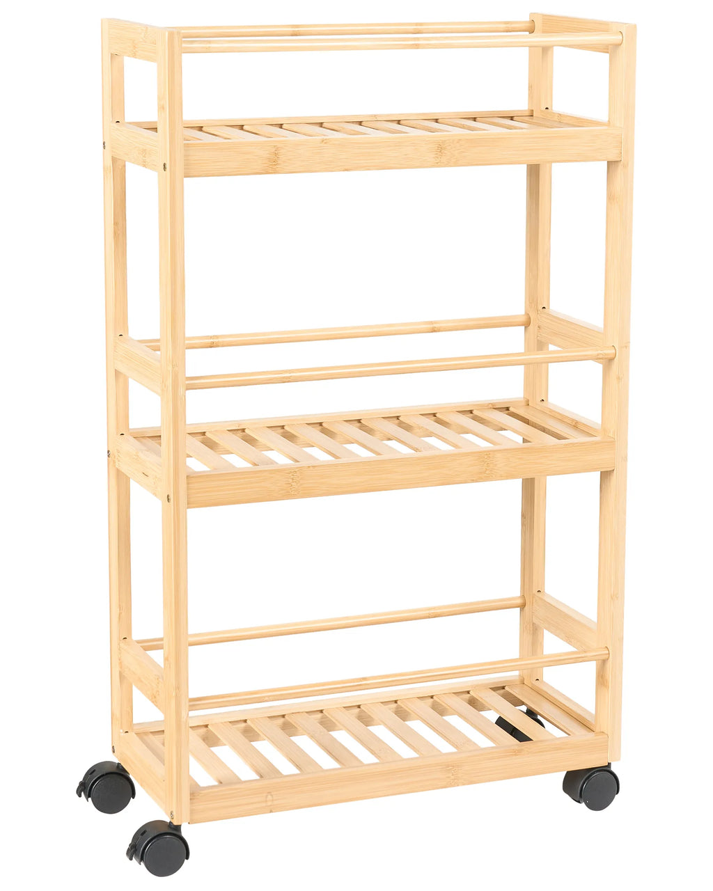 Shelving Unit QUINTAY Bamboo Wood Light Brown