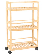 Shelving Unit QUINTAY Bamboo Wood Light Brown