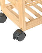 Shelving Unit QUINTAY Bamboo Wood Light Brown