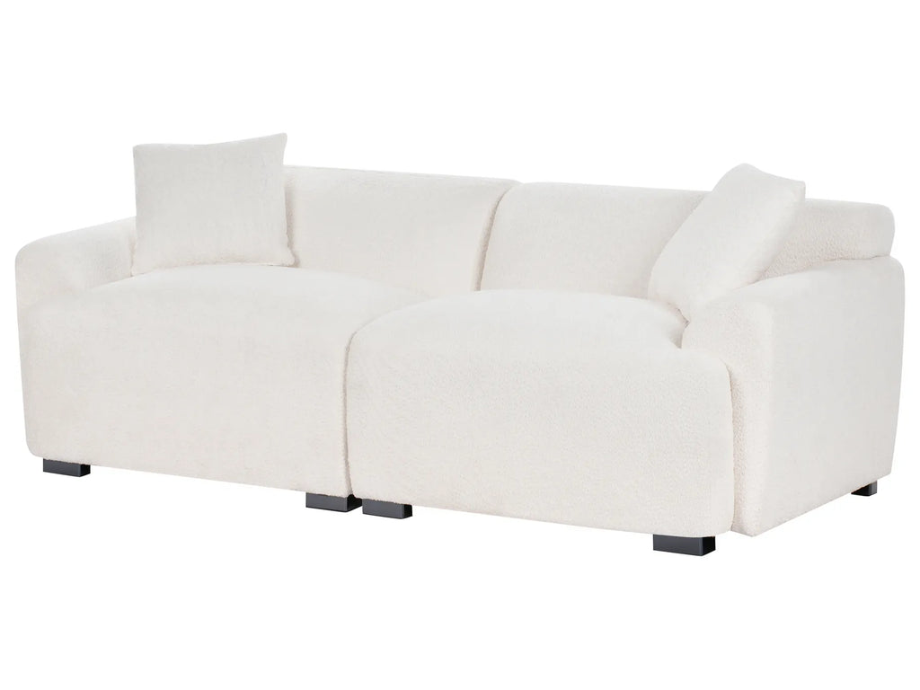 Sofa 3 Seater KORIO Boucle Off-White