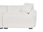 Sofa 3 Seater KORIO Boucle Off-White