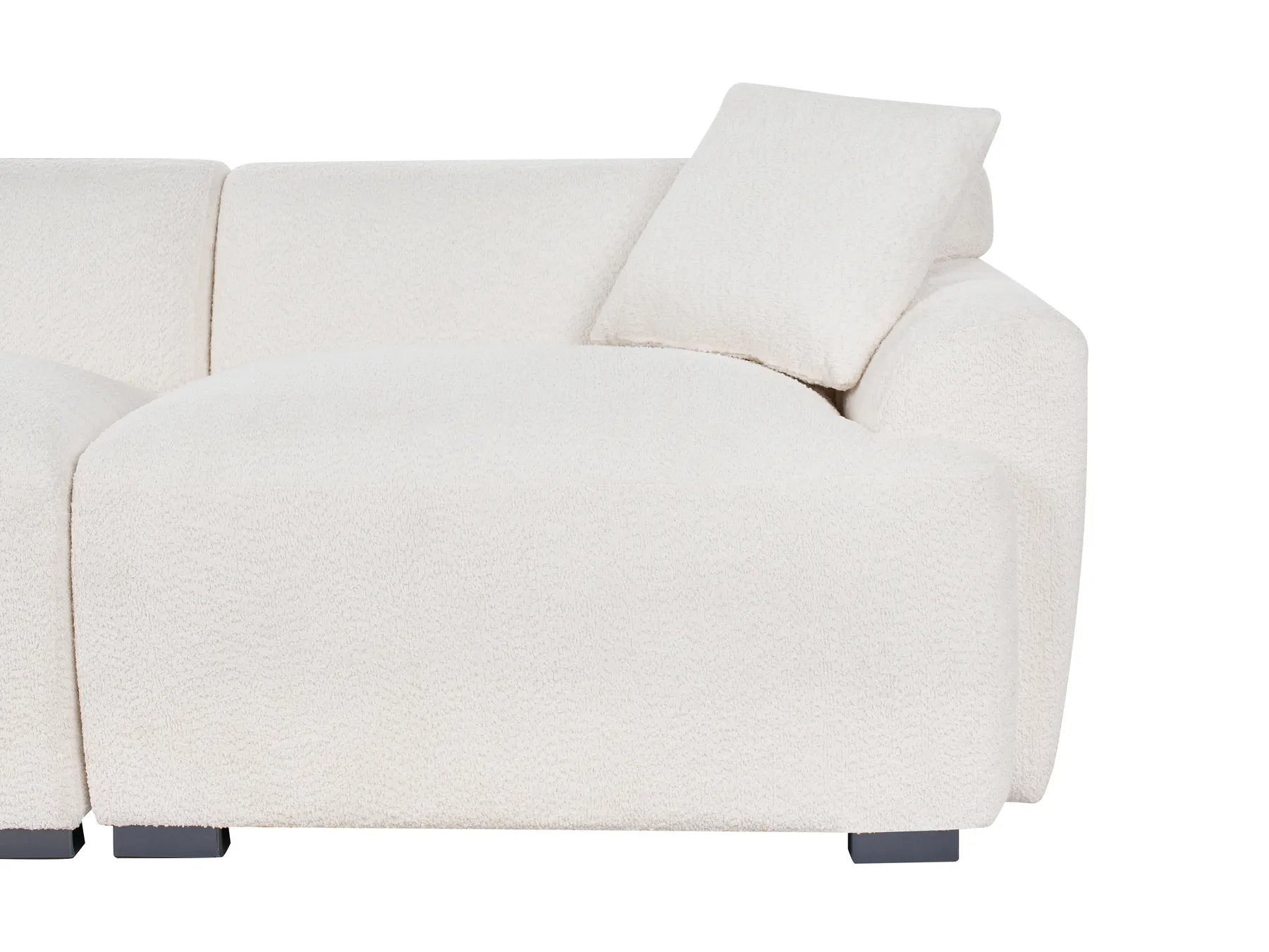 Sofa 3 Seater KORIO Boucle Off-White