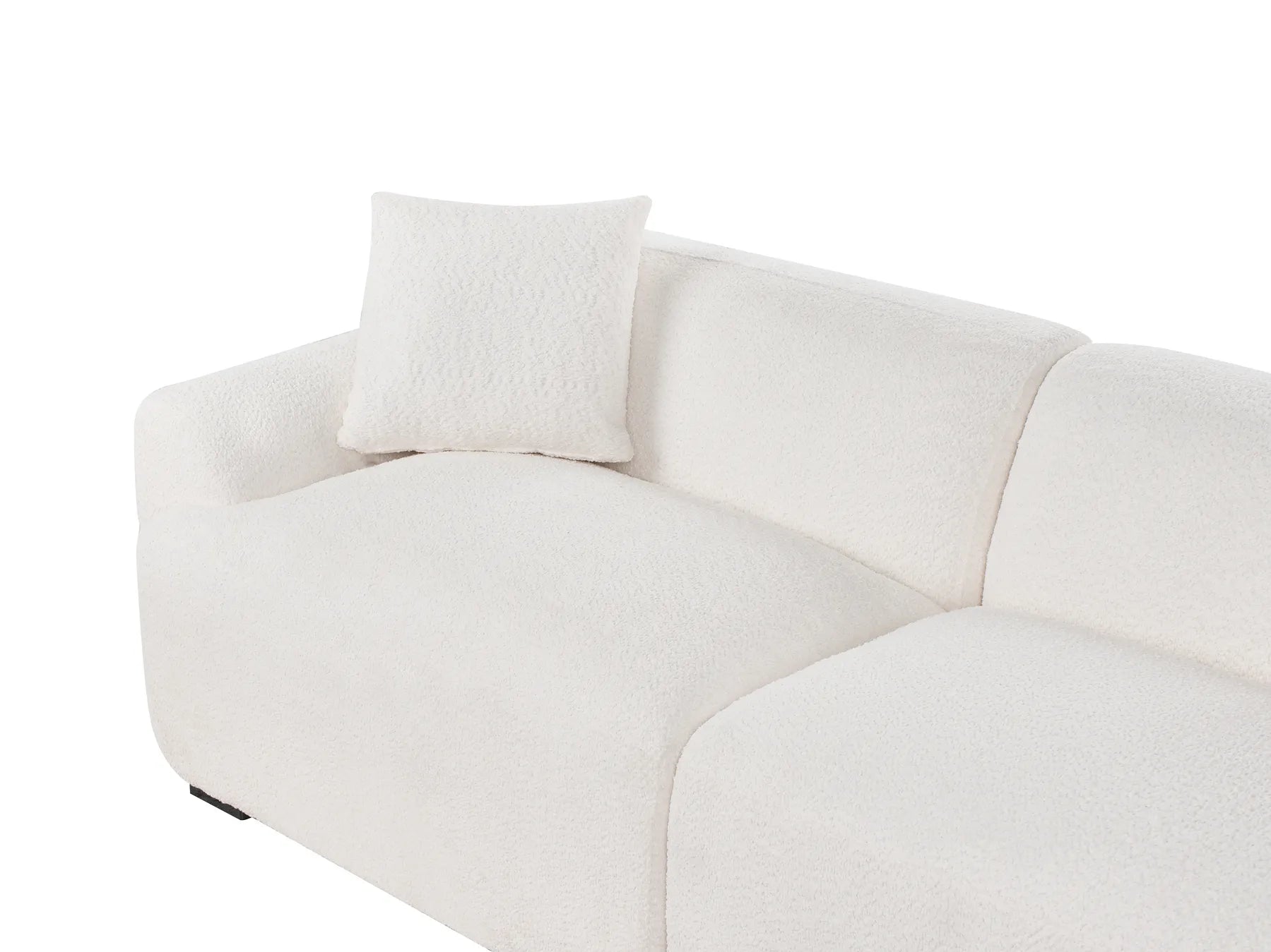 Sofa 3 Seater KORIO Boucle Off-White