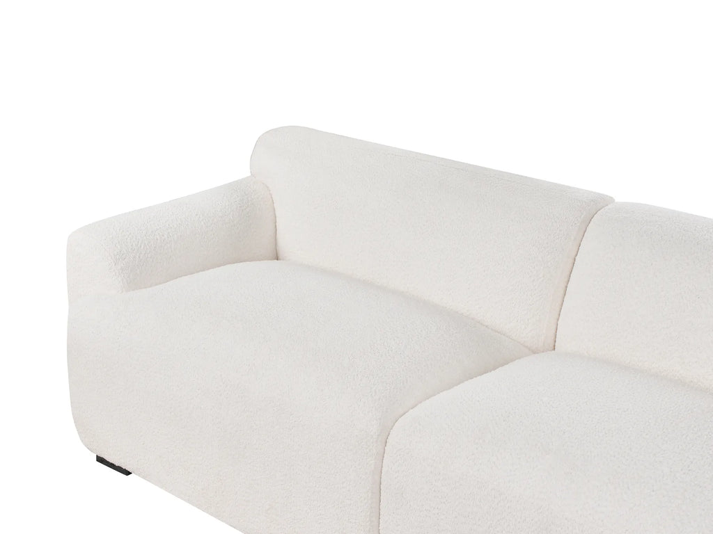 Sofa 3 Seater KORIO Boucle Off-White