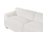 Sofa 3 Seater KORIO Boucle Off-White