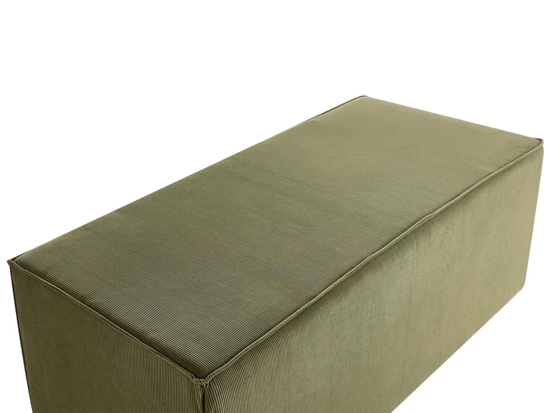 Pouffe VINITA Corduroy Dark Green