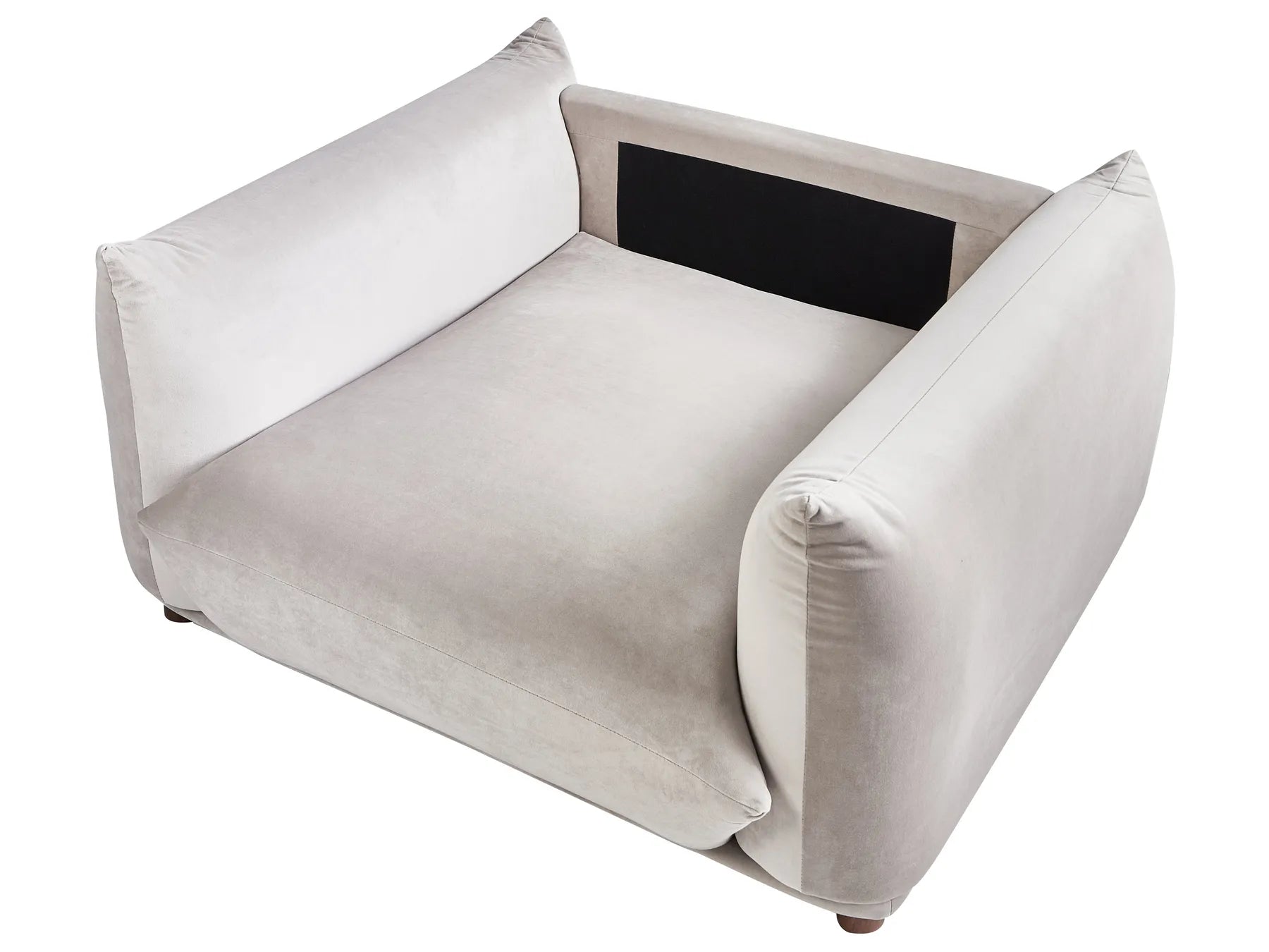 Living Room Set 5 Seater LUVOS Velvet Taupe