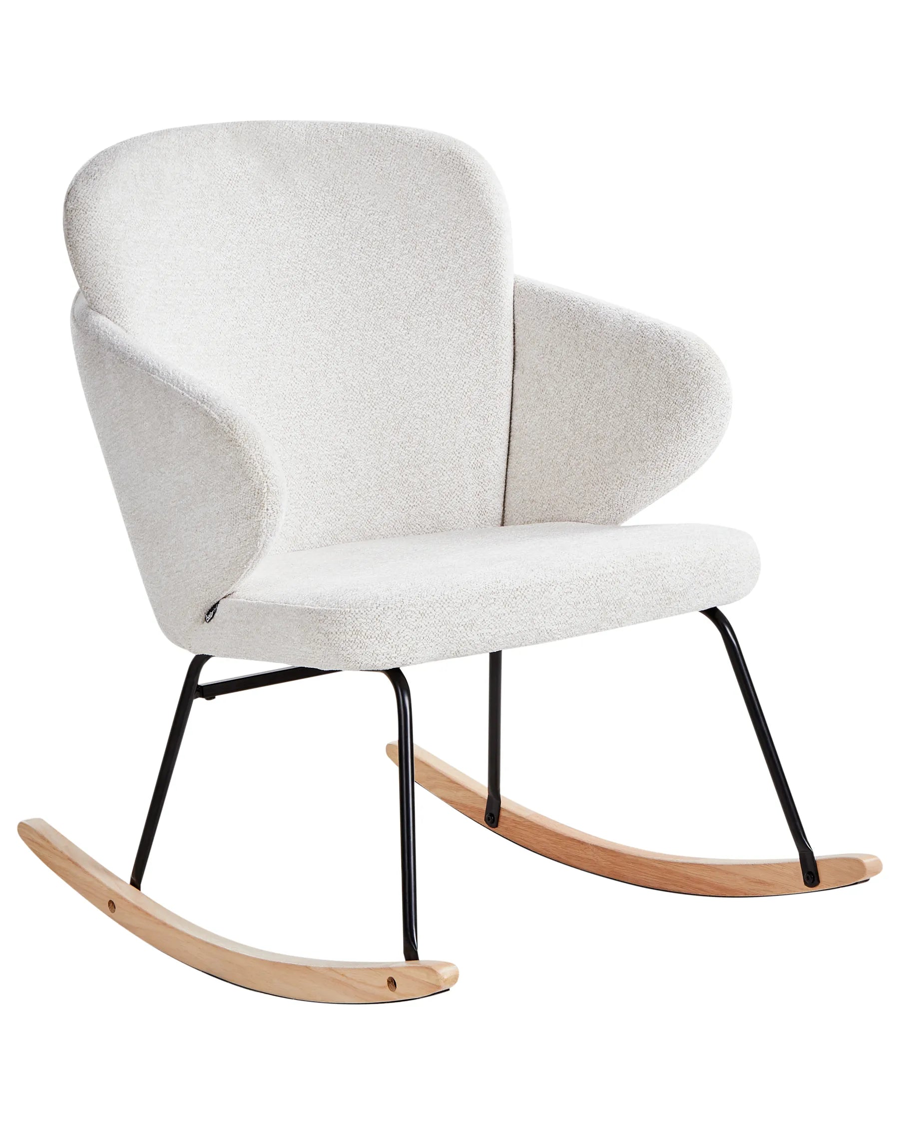 Rocking Chair VIKEN Fabric Off-White