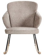 Rocking Chair VIKEN Fabric Taupe