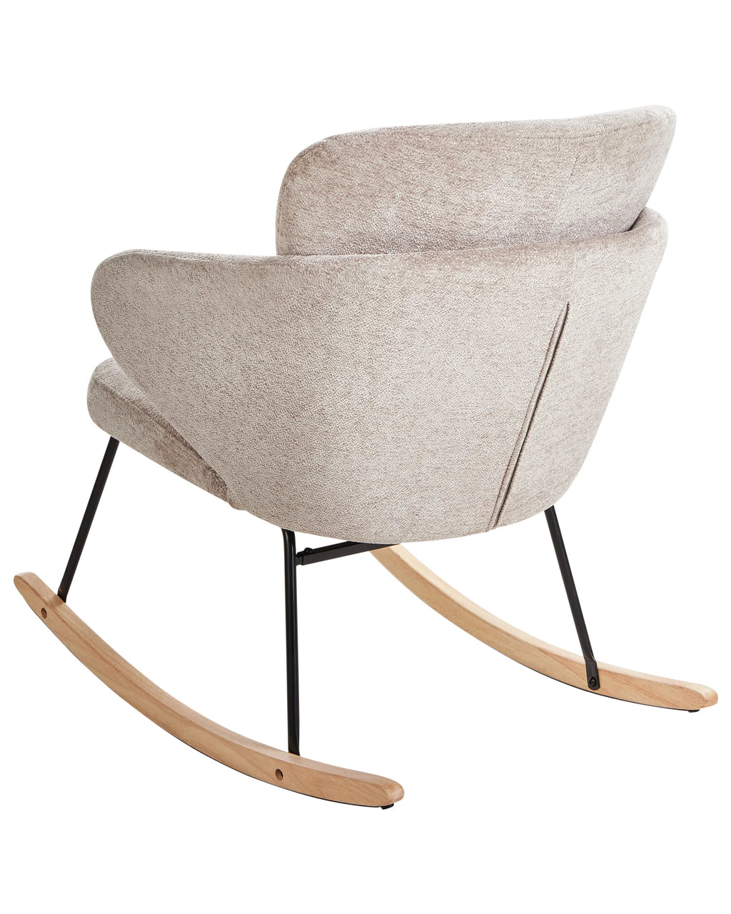 Rocking Chair VIKEN Fabric Taupe