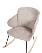 Rocking Chair VIKEN Fabric Taupe