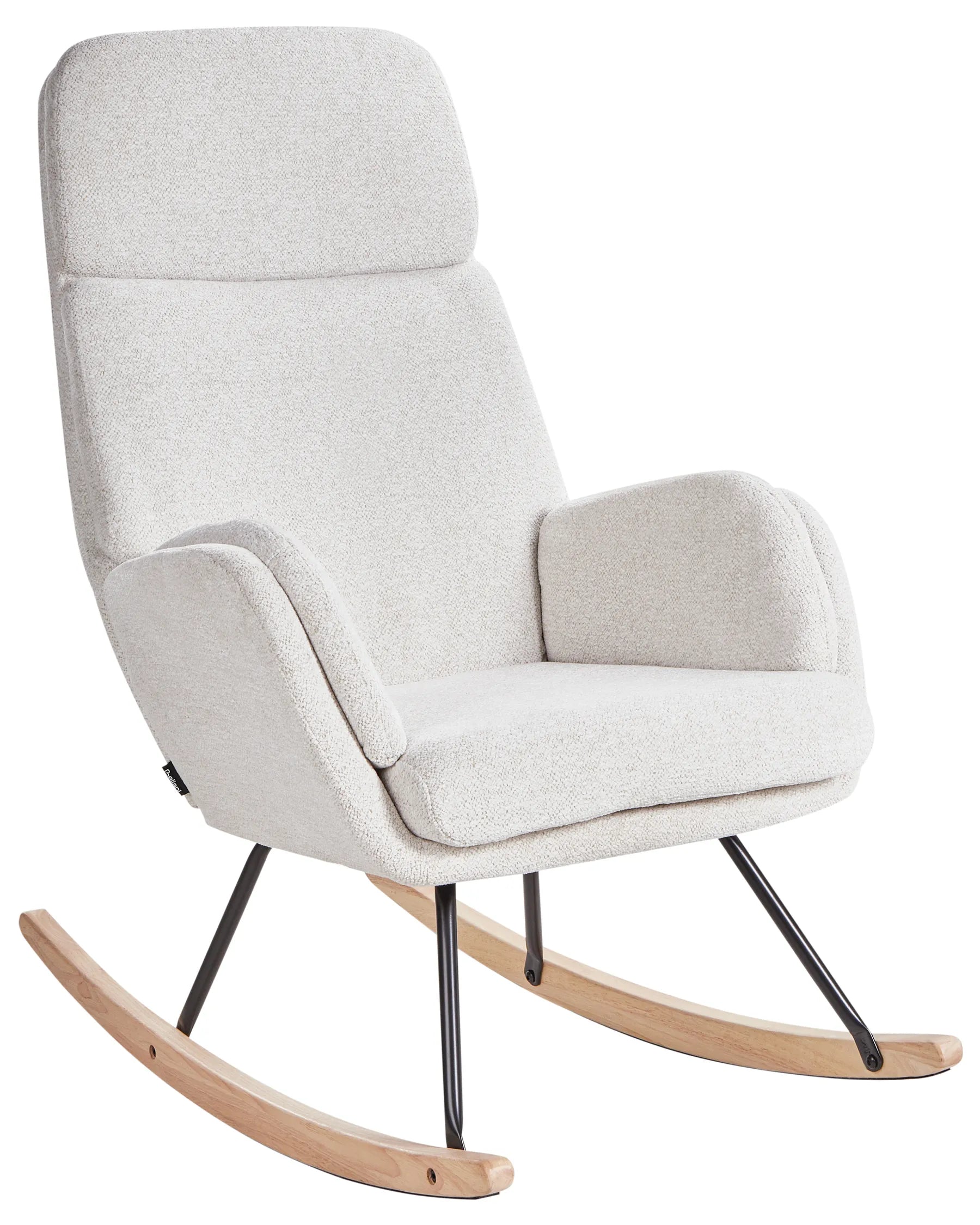Rocking Chair KVELIA Fabric Off-White