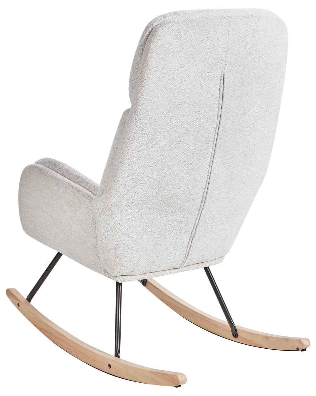 Rocking Chair KVELIA Fabric Off-White