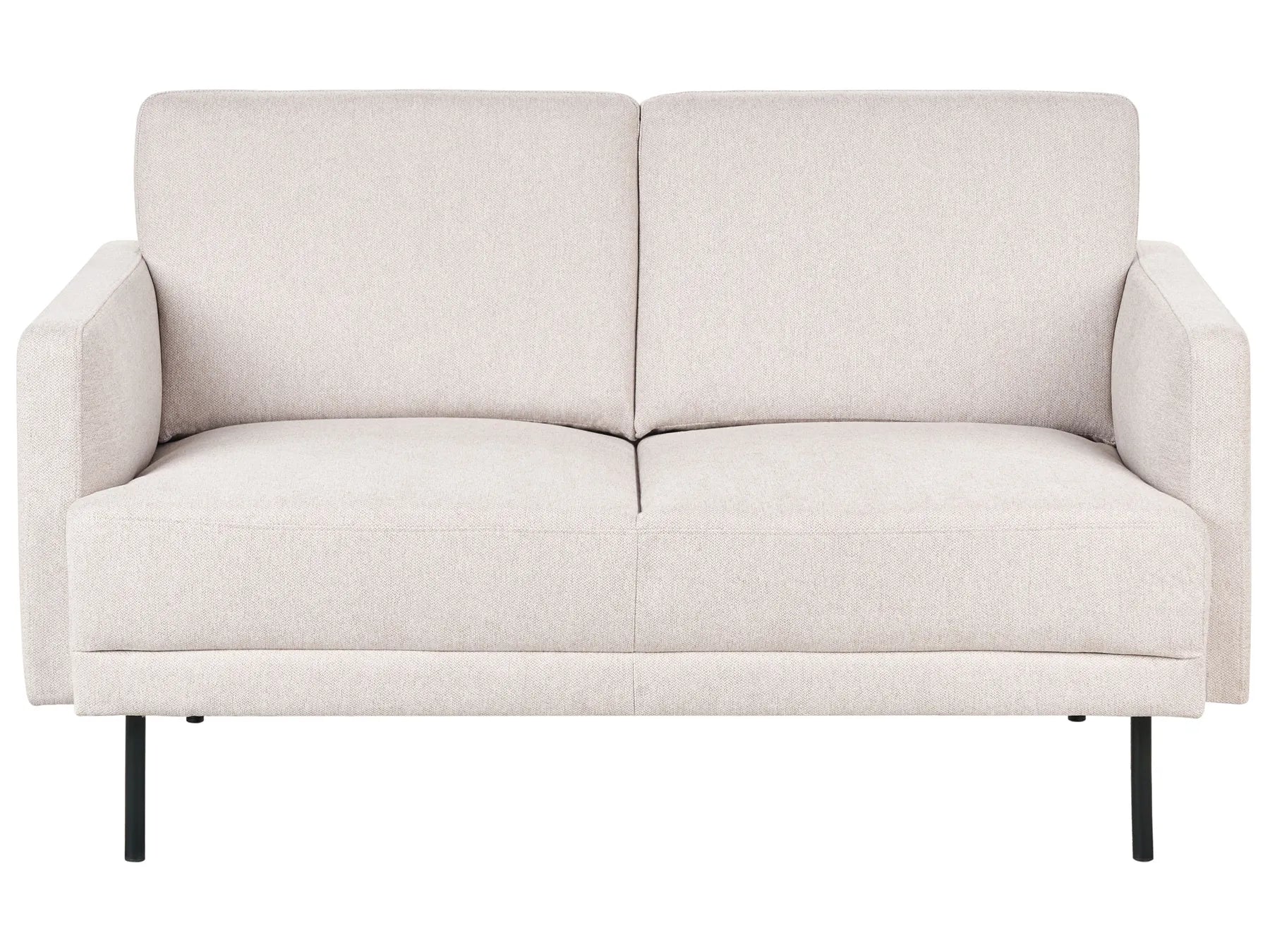 Sofa 2 Seater BREDA Fabric Light Beige