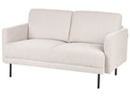 Sofa 2 Seater BREDA Fabric Light Beige