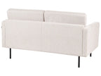 Sofa 2 Seater BREDA Fabric Light Beige