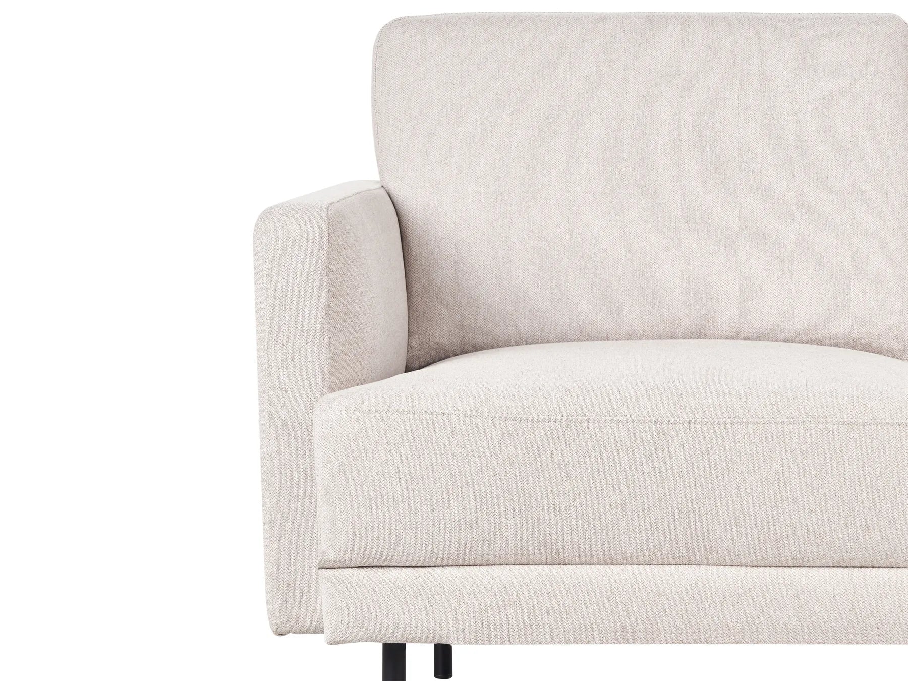 Sofa 2 Seater BREDA Fabric Light Beige