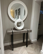 Console Table ADENA Grey Concrete Effect