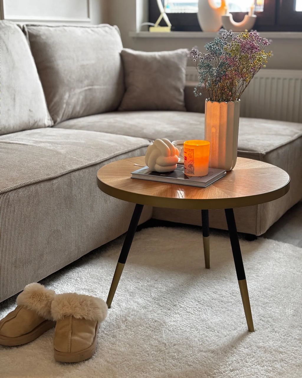 Coffee Table RAMONA Light Ash Wood