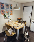 Extending Dining Table LOUISIANA Light Brown 120/160 cm 75 cm Wood