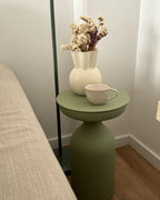 Side Table TENJO Metal Light Green