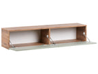 Wall Mounted TV Stand GLADSTONE Light Green
