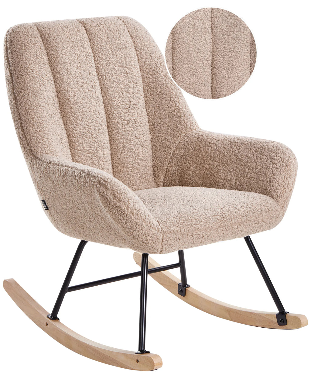 Rocking Chair KINNO Boucle Beige