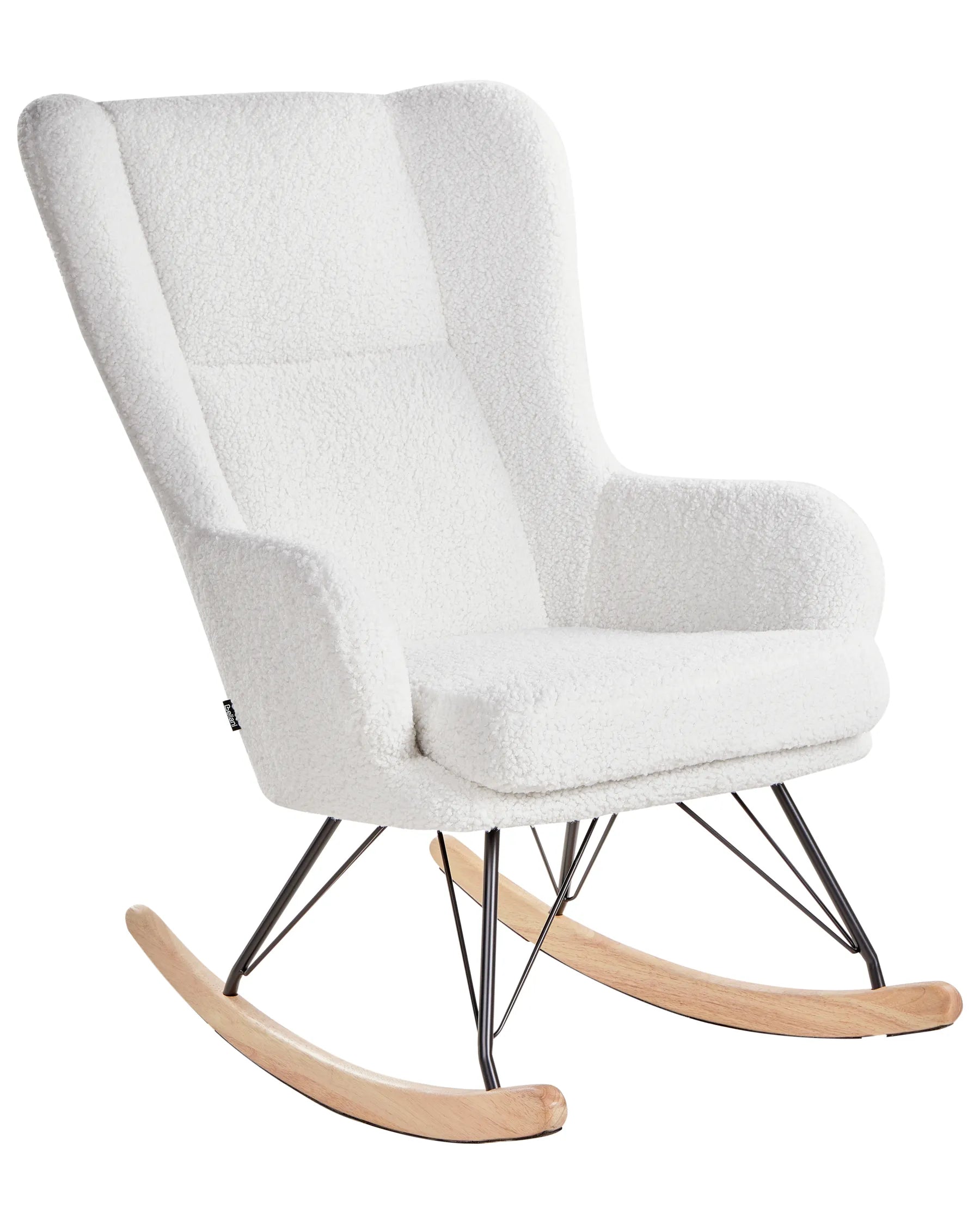 Rocking Chair LUOMA Boucle Off-White