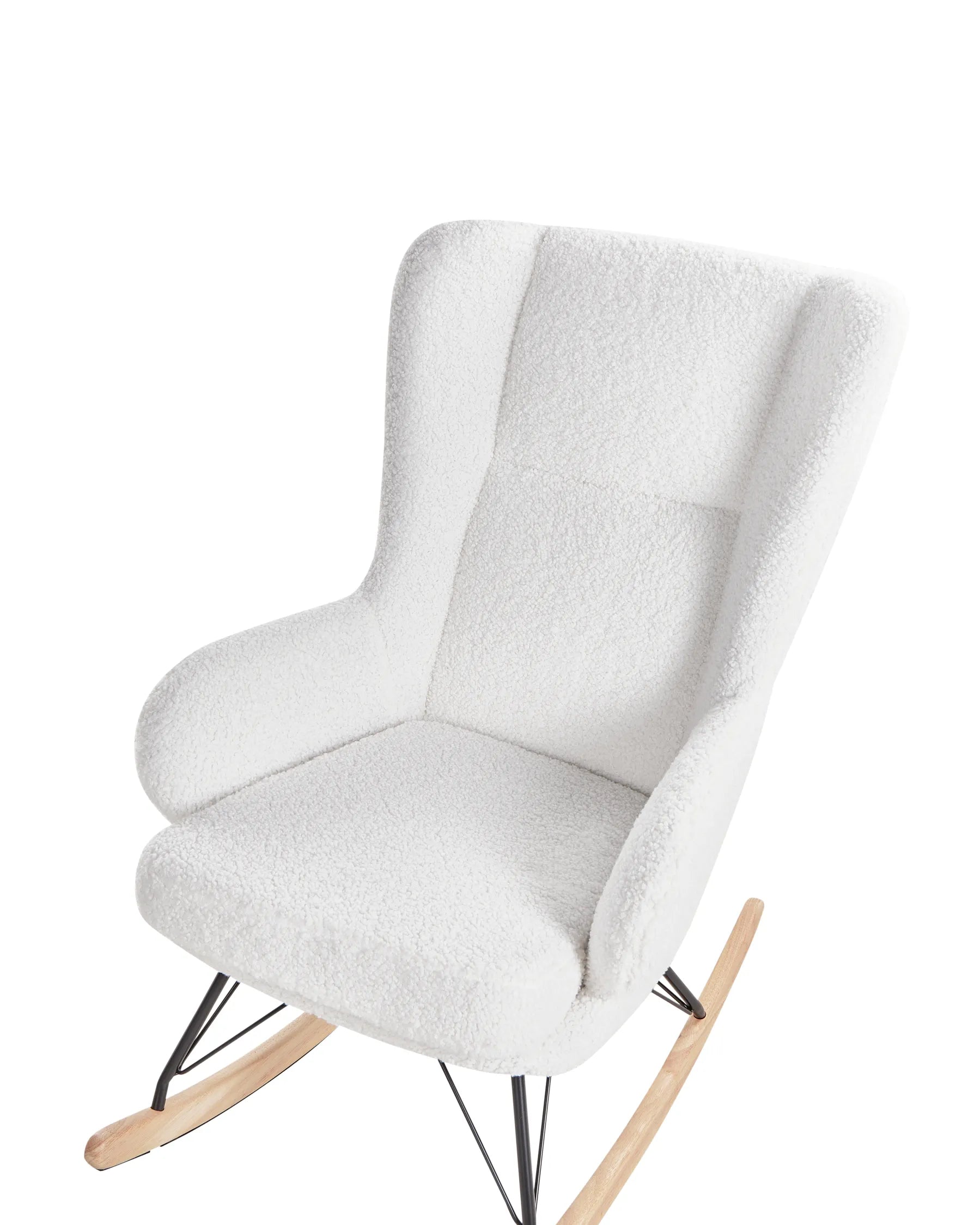Rocking Chair LUOMA Boucle Off-White