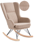 Rocking Chair LUOMA Boucle Beige